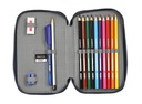 PLUMIER DOBLE PQÑO 28 pcs EL NIÑO "BAHIA" 12,5X19,5X4