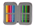 PLUMIER DOBLE PQÑO 28 pcs BENETTON "SIXTIES" 12,5X19,5X4