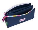 PORTATODO TRIPLE BENETTON "LOVE" 22X12X3