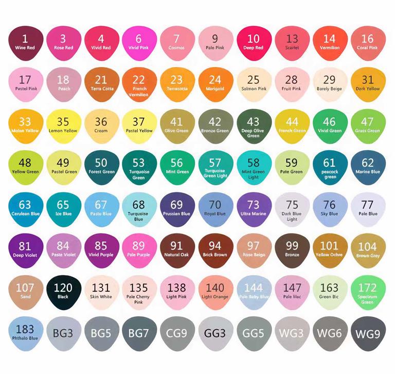 LUXURY CANVAS GAMA ARTIST 80 COLORES
Ref. AB-0780