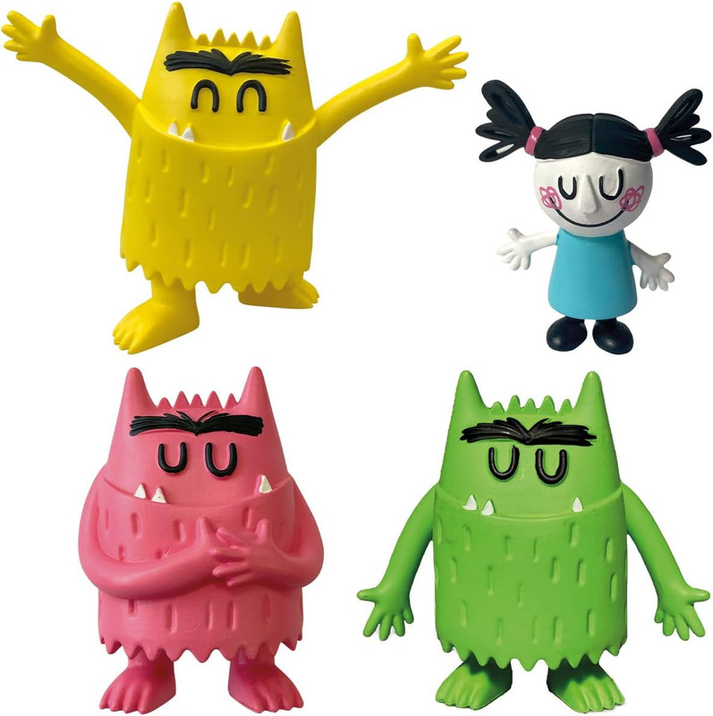 Set Colección El Monstruo de Colores con Nuna (4 figuras)