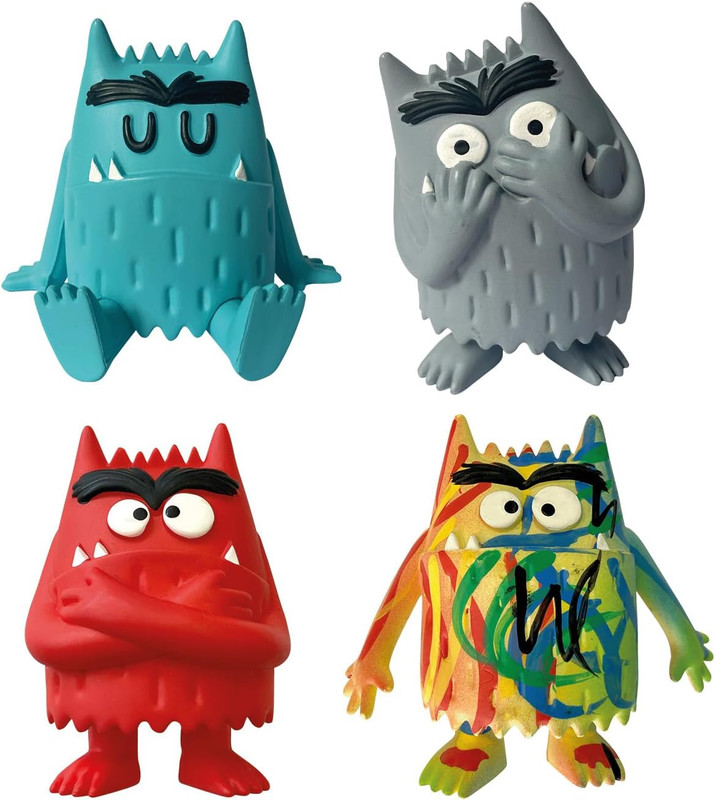 Set Colección El Monstruo de Colores con Multicolor (4 figuras)