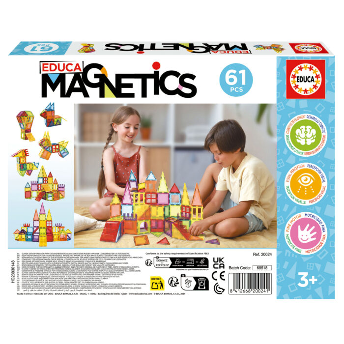 61PCS EDUCA MAGNETICS EDUCA 20024