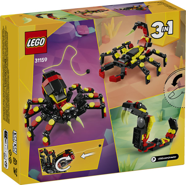 Fauna Salvaje: Araña Misteri.. V29 LEGO 31159