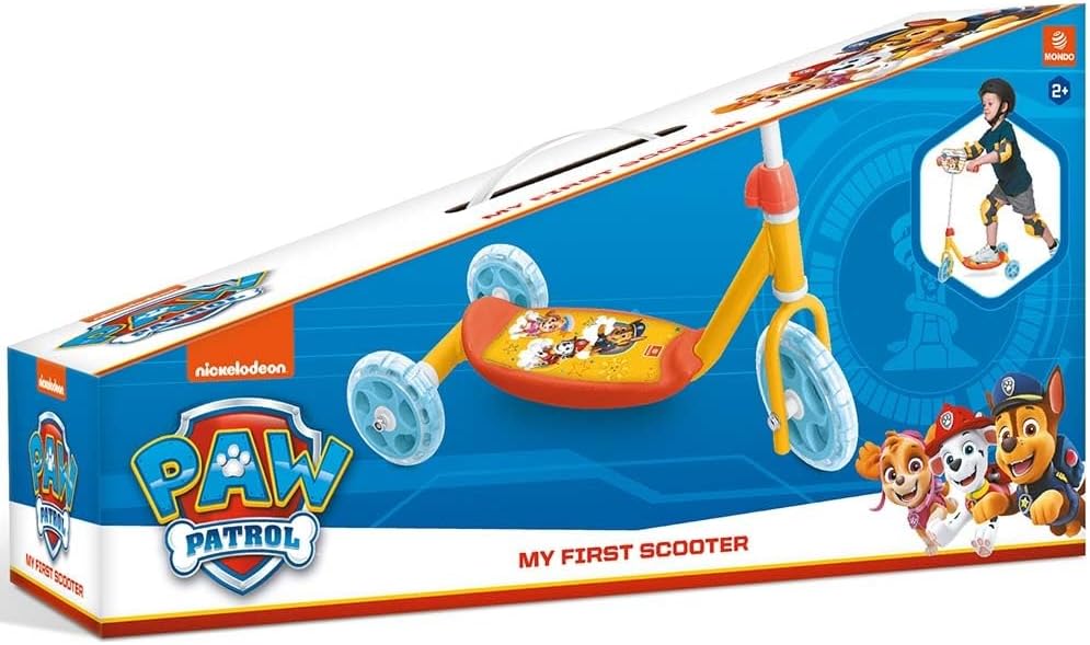 1°- PATINETE 3 RUEDAS PAW PATROL MONDO 28691