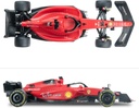 Mondo Motors - Ferrari F1-75 - Coche de Fórmula 1 radiocontrolado - Escala 1:18-2,4 GHz - Rojo - 63742