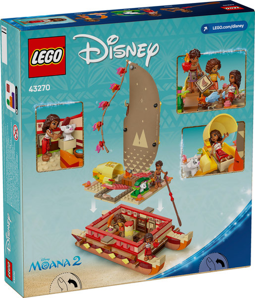 Canoa de Aventuras de Vaiana LEGO 43270
