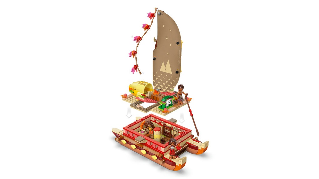 Canoa de Aventuras de Vaiana LEGO 43270