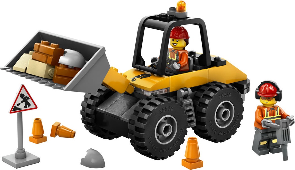Cargadora con Ruedas Amarilla LEGO 60450