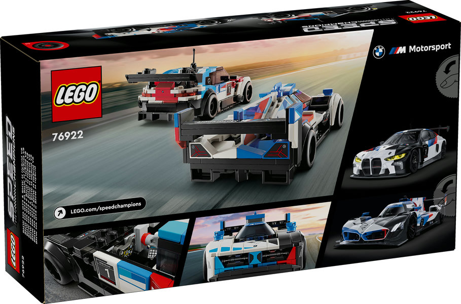 Coches de Carreras BMW M4 GT3 y BMW M
Hybrid V8 LEGO 76922