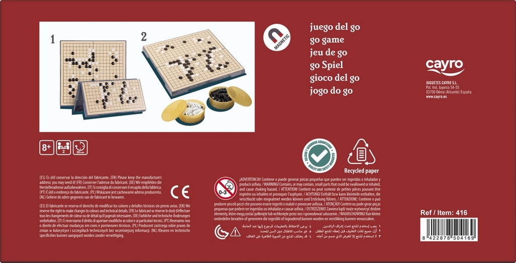 JUEGO DEL GO MAGNÉTICO