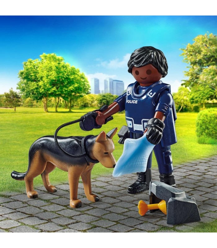 Policía con Perro PLAYMOBIL 71162