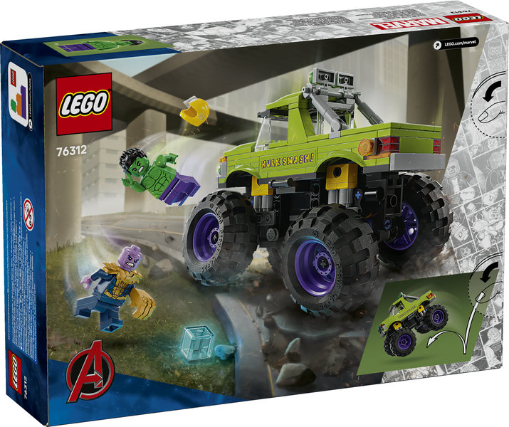 Camión de Hulk vs. Thanos V29 lego 76312