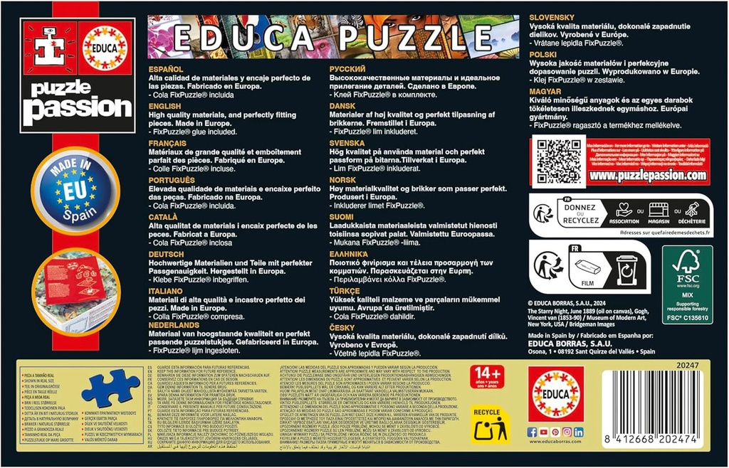PUZZLE 1000 NOCHE ESTRELLADA MINI 