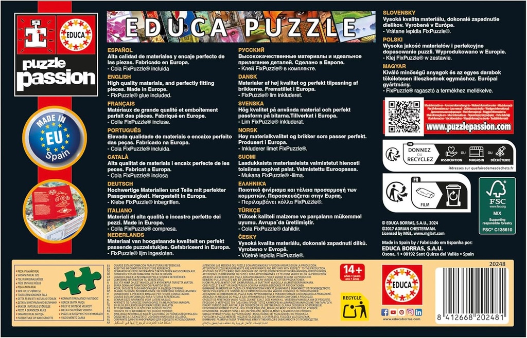 PUZZLE 1000 SIMBOLOS EUROPA MINI