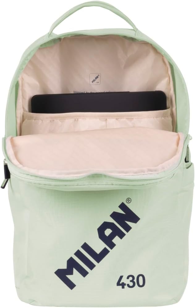 Mochila escolar cierre bloqueable 15l, 430 since 1918 verde