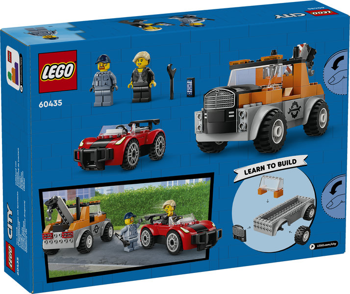 Camión Grúa y Reparación del Deportivo LEGO 60435