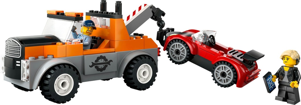 Camión Grúa y Reparación del Deportivo LEGO 60435