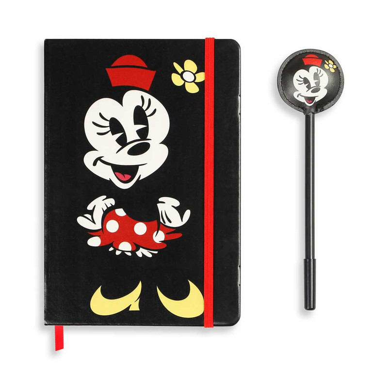 Disney Minnie Mouse Face Caja Regalo con Diario y Bolígrafo Fashion, Multicolor KARACTERMANIA 6755