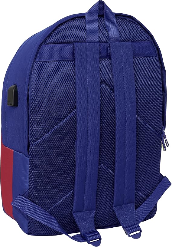 MOCHILA DOBLE PARA PORTATIL 15,6"+USB F.C.BARCELONA 1ª EQUIP. 25/26