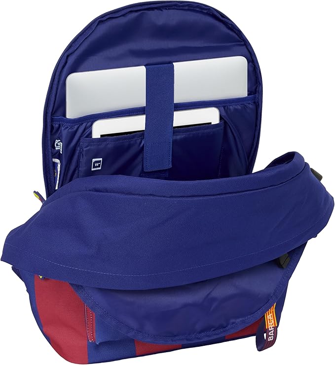 MOCHILA DOBLE PARA PORTATIL 15,6"+USB F.C.BARCELONA 1ª EQUIP. 25/26