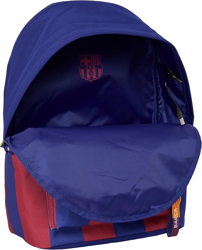 MOCHILA DOBLE PARA PORTATIL 15,6"+USB F.C.BARCELONA 1ª EQUIP. 25/26