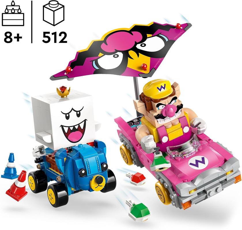 Mario Kart™ – Wario y Rey Boo LEGO 72038