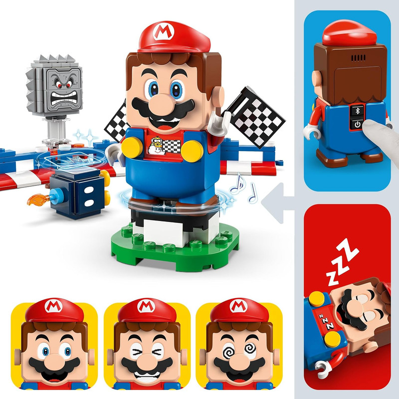 Mario Kart™ – LEGO® Mario™ interactivo y Kart estándar LEGO 72043