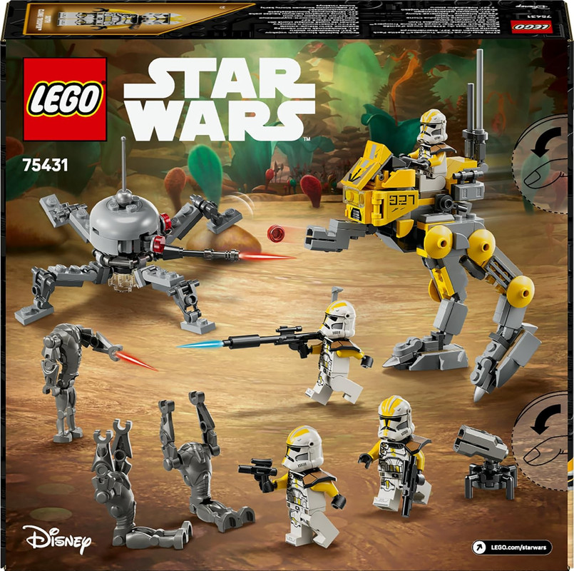 Pack de Combate: Soldados Clon del 327 Cuerpo Estelar LEGO 75431