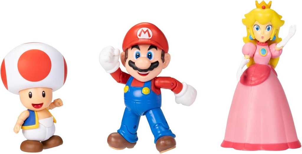 PACK 3 FIGURAS 10 CM SUPER MARIO 420074 JAKKS PACIFIC 315420074