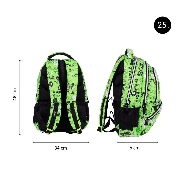 Mochila escolar 4 cremalleras (25 L) serie especial Tandem 2