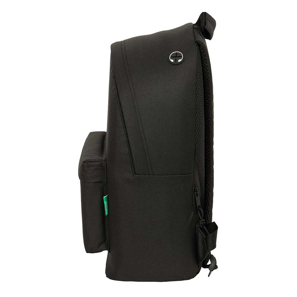 MOCHILA PARA PORTATIL 14,1" BENETTON BASICS "NEGRO"