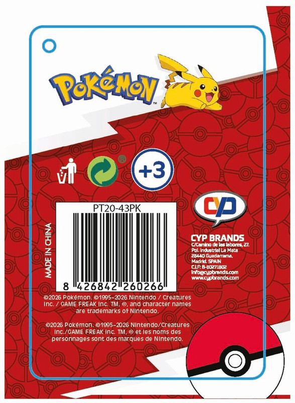 Pokémon Portatodo Triple -Twilight Champions Pikachu