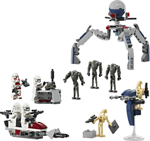 Pack de Combate: Soldado Clon y Droide de Combate LEGO 75372
