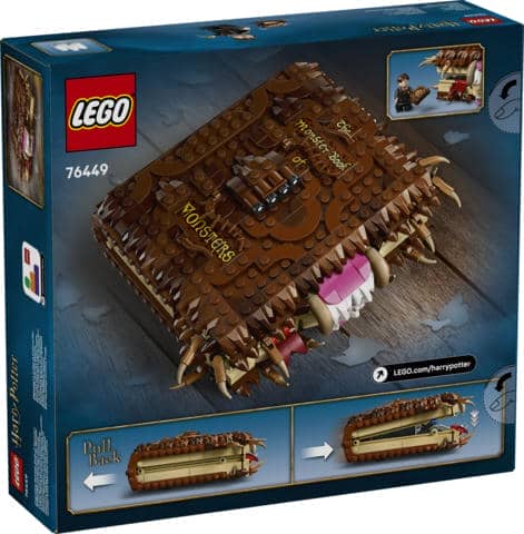Monstruoso Libro de los Monstruos Mordedor LEGO 76449