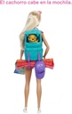 MUÑECA BARBIE ¡VAMOS DE CAMPING! MALIBÚ  HDF73 MATTEL
