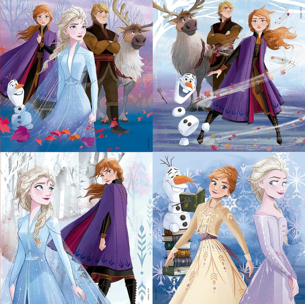 PUZZLE MALETA PROGRES.FROZEN BLAU F  EDUCA 18114