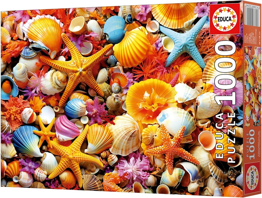 PUZZLE 1000 COLLAGE DE CONCHAS FSC( EDUCA 20246