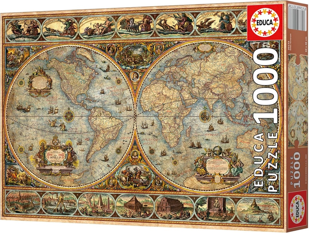 PUZZLE 1000 ORBIS TERRARUM FSC(R) EDUCA 20173