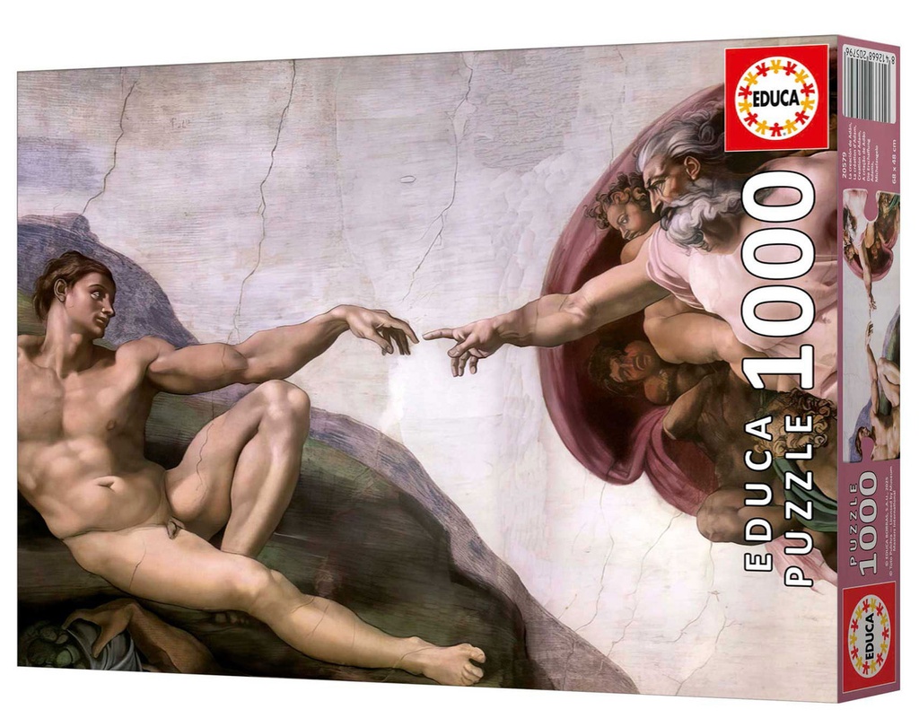 PUZZLE 1000 LA CREACIÓN DE ADÁN FSC EDUCA 20579