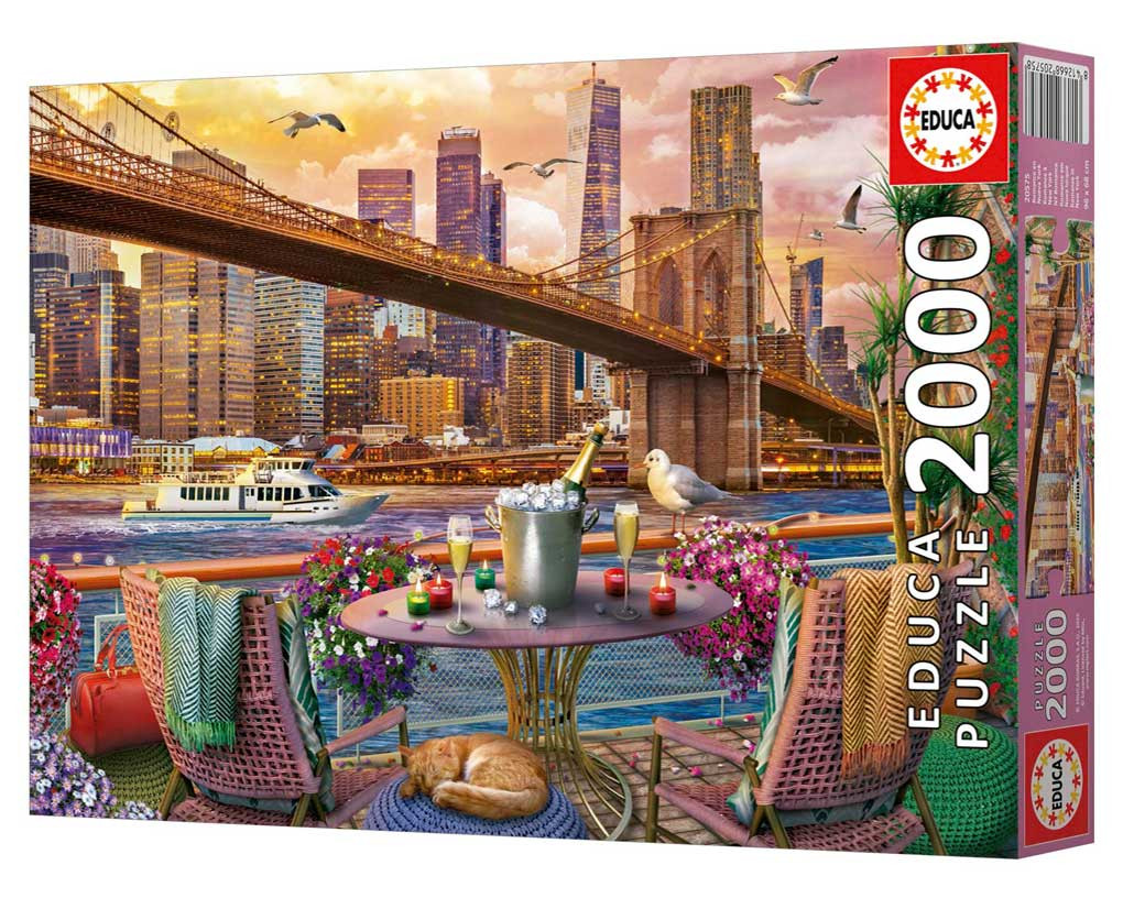 PUZZLE 2000 NY ROMANCE FSC(R) EDUCA 20575