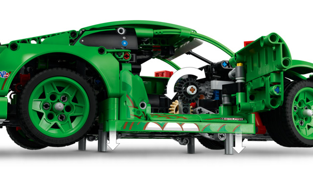 Coche Porsche 911 GT3 R REXY AO Racing LEGO 42224