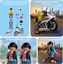 Persecución en moto PLAYMOBIL 72079