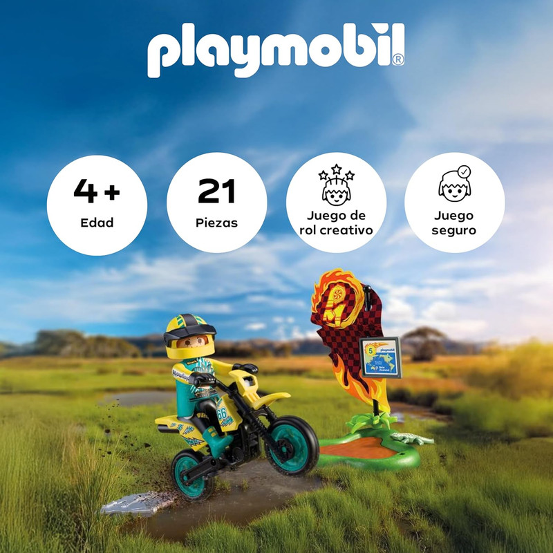 Moto todoterreno PLAYMOBIL 72065