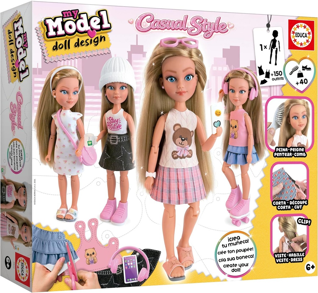 MY MODEL DOLL CASUAL STYLE F EDUCA 20652