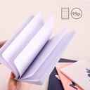 libretas A5 encoladas, papel a líneas BEIG (7 mm), 48 hojas de 95 gr/m², colección 430 since 1918