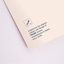 libretas A5 encoladas, papel a líneas BEIG (7 mm), 48 hojas de 95 gr/m², colección 430 since 1918