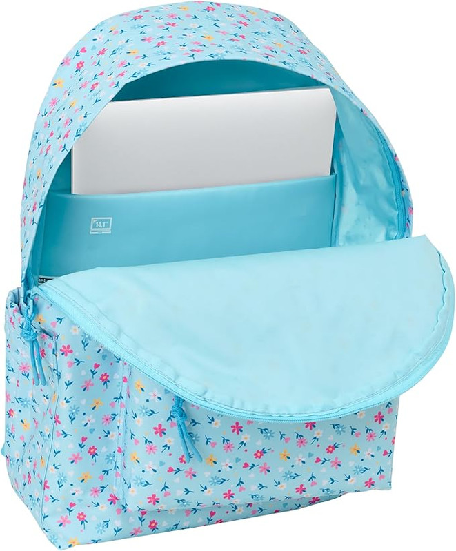 MOCHILA PARA PORTATIL 14.1'' BLACKFIT8 "PETALOS" SAFTA 642627775