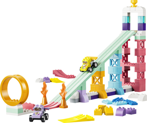 Rampas Creativas “3 en 1” con Vehículos LEGO 10478
