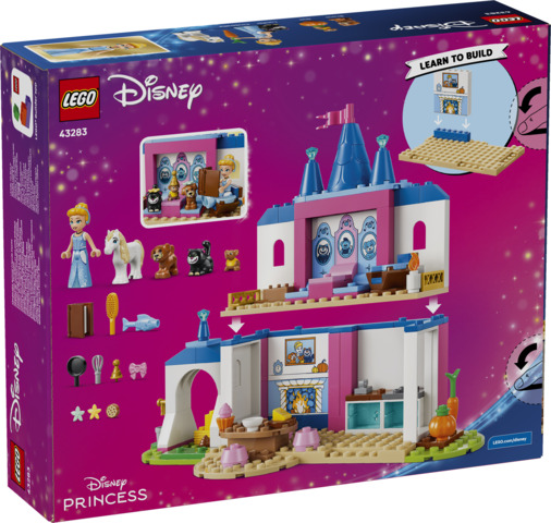Castillo de Cenicienta y sus Amigos Animales LEGO 43283
